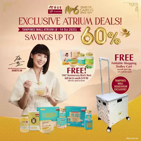 Eu Yan Sang catalogue in Singapore | Current bargains and offers | 2025-10-27T00:00:00.000Z - 2025-11-10T00:00:00.000Z