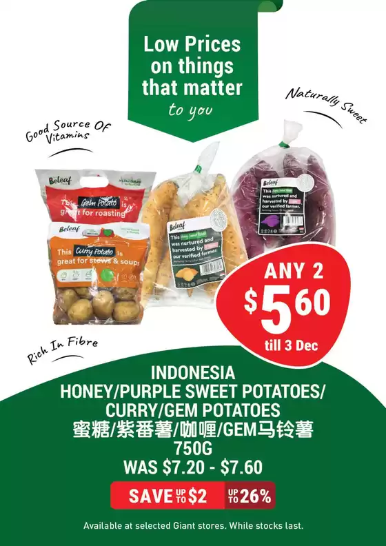 Giant catalogue in Singapore | Wide range of offers | 2025-10-30T00:00:00.000Z - 2025-12-03T00:00:00.000Z