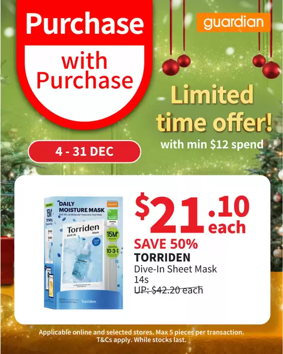 Guardian catalogue | Guardian promotion | 2025-12-04T00:00:00.000Z - 2025-12-31T00:00:00.000Z