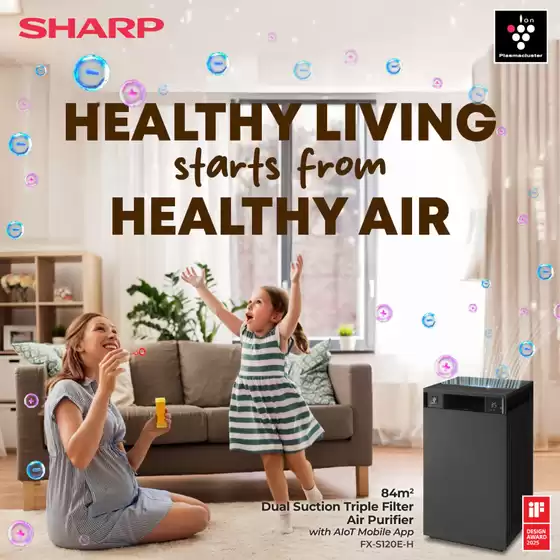 Sharp catalogue in Singapore | Our best deals for you | 2026-01-26T00:00:00.000Z - 2026-02-09T00:00:00.000Z