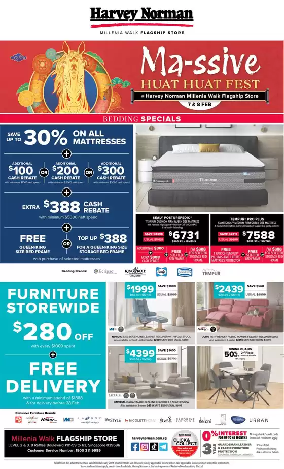 Harvey Norman catalogue in Singapore | Save now with our deals | 2026-02-07T00:00:00.000Z - 2026-02-08T00:00:00.000Z