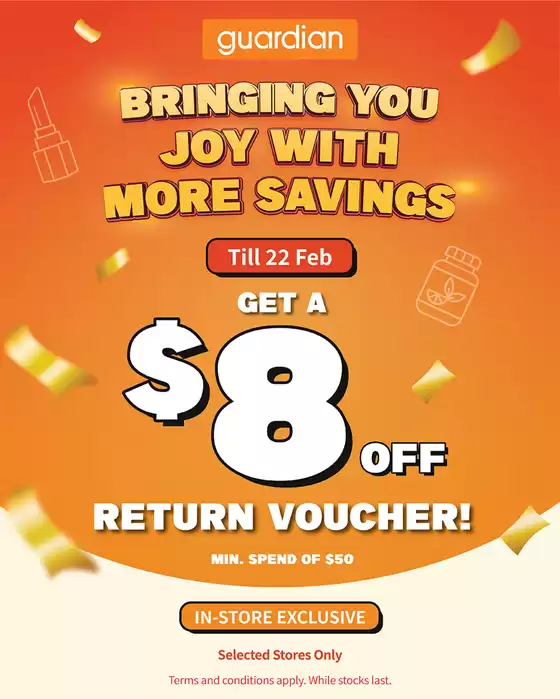 Guardian catalogue in Singapore | Top offers for all bargain hunters | 2026-02-14T00:00:00.000Z - 2026-02-22T00:00:00.000Z