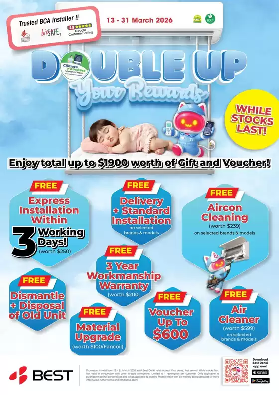 Best Denki catalogue | Exclusive bargains | 2026-03-13T00:00:00.000Z - 2026-03-31T00:00:00.000Z