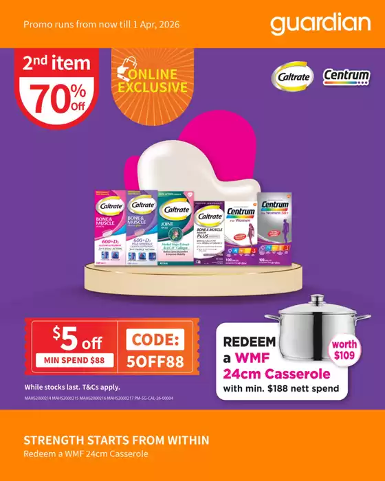 Guardian catalogue | Special offers for you | 2026-03-17T00:00:00.000Z - 2026-04-01T00:00:00.000Z