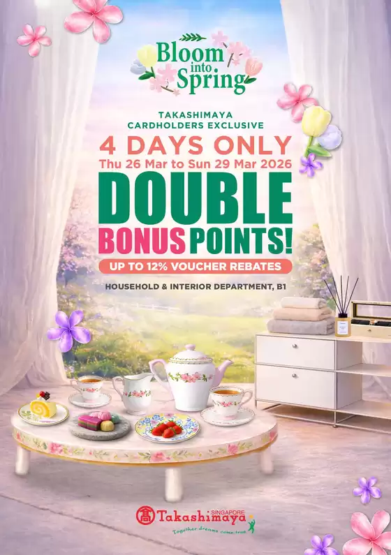 Takashimaya catalogue in Singapore | Mar Dbp Hhin Catalogue 2026 | 2026-03-26T00:00:00.000Z - 2026-03-29T00:00:00.000Z