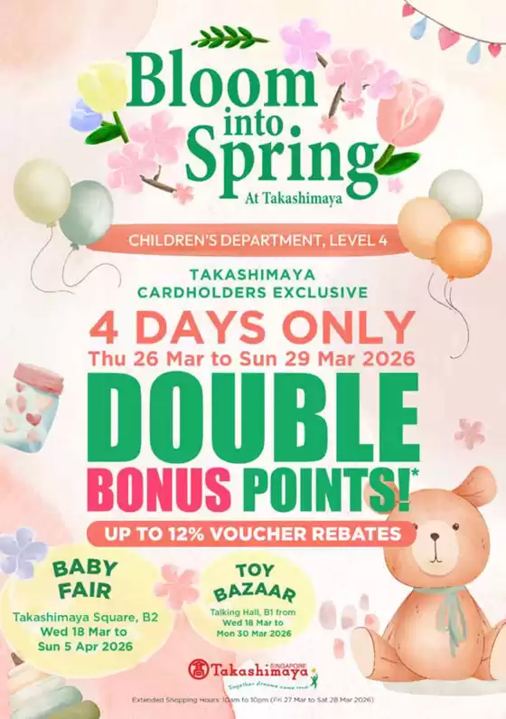 Takashimaya catalogue in Singapore | Mar Dbp Chilldrens Catalogue 2026 | 2026-03-18T00:00:00.000Z - 2026-04-05T00:00:00.000Z
