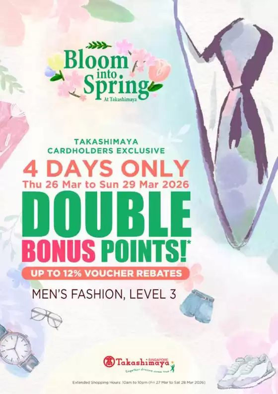 Takashimaya catalogue in Singapore | Mar Dbp Mens Catalogue 2026 | 2026-03-26T00:00:00.000Z - 2026-03-29T00:00:00.000Z