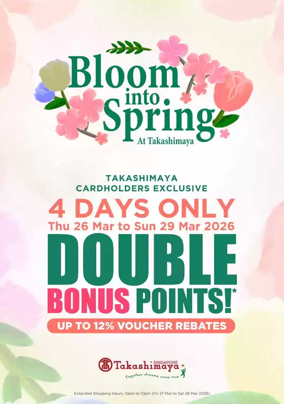 Takashimaya catalogue in Singapore | Mar Dbp Main Catalogue 2026 | 2026-03-26T00:00:00.000Z - 2026-03-29T00:00:00.000Z