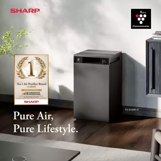 Sharp catalogue in Singapore | Special offers for you | 2026-03-26T00:00:00.000Z - 2026-04-09T00:00:00.000Z
