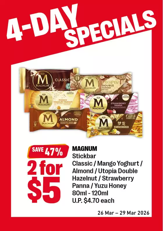 7 Eleven catalogue | Great discounts on selected products | 2026-03-26T00:00:00.000Z - 2026-03-29T00:00:00.000Z