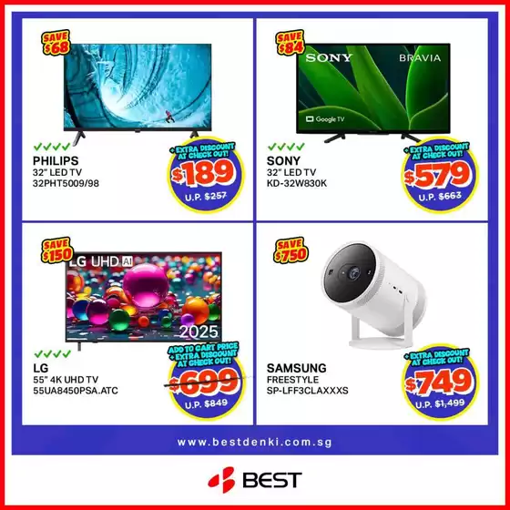 Best Denki catalogue in Singapore | Exclusive deals for our customers | 2026-03-28T00:00:00.000Z - 2026-04-11T00:00:00.000Z