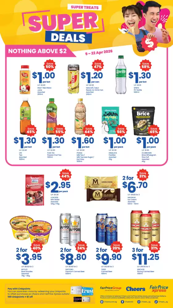 Cheers catalogue | Super Treats | 2026-04-09T00:00:00.000Z - 2026-04-22T00:00:00.000Z