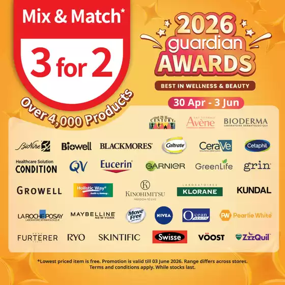 Guardian catalogue in Singapore | Guardian promotion | 2026-04-30T00:00:00.000Z - 2026-06-03T00:00:00.000Z