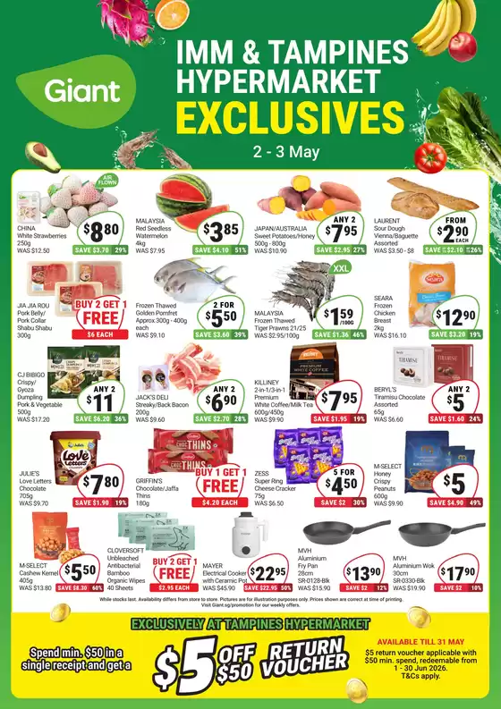 Giant catalogue in Singapore | IMM & Tampines Hypermarket Exclusives | 2026-05-02T00:00:00.000Z - 2026-05-03T00:00:00.000Z