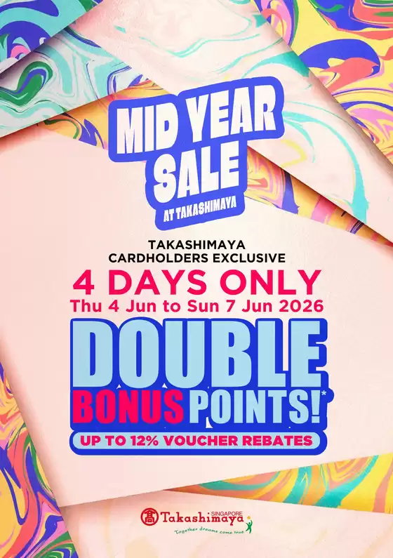 Takashimaya catalogue in Singapore | 2026 Jun Dbp Main Catalogue | 2026-06-04T00:00:00.000Z - 2026-06-07T00:00:00.000Z