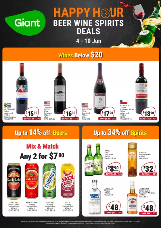Giant catalogue | Happy Hour - Beer Wine Spirits Deals | 2026-06-04T00:00:00.000Z - 2026-06-10T00:00:00.000Z