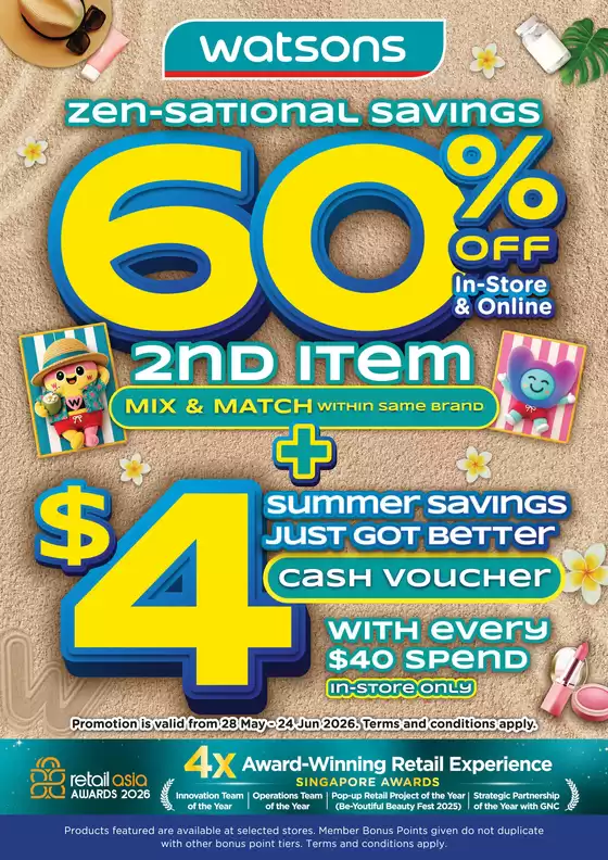 Watsons catalogue | Watsons promotion | 2026-05-28T00:00:00.000Z - 2026-06-24T00:00:00.000Z