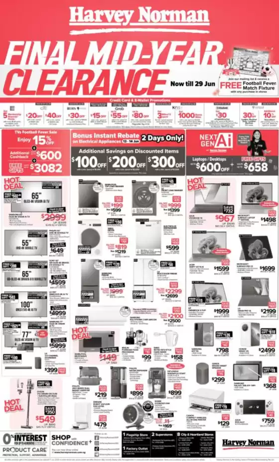 Harvey Norman catalogue | Straits Times 13 June Final Mid-Year Clearance | 2026-06-13T00:00:00.000Z - 2026-06-29T00:00:00.000Z