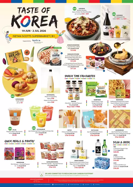 Isetan catalogue | Taste of Korea | 2026-06-19T00:00:00.000Z - 2026-07-02T00:00:00.000Z