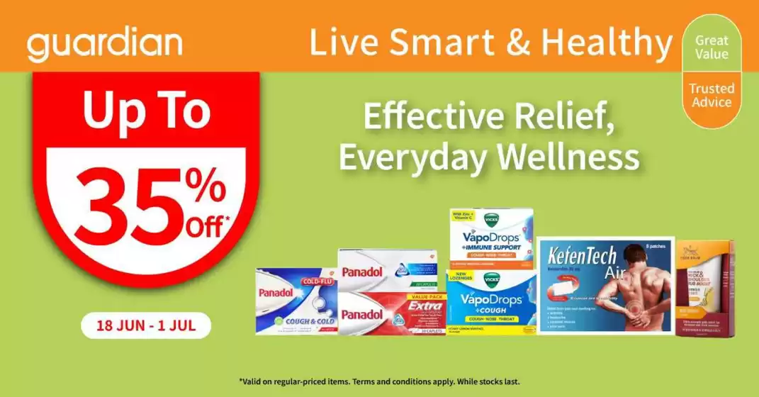 Guardian catalogue in Singapore | Discounts and promotions | 2026-06-18T00:00:00.000Z - 2026-07-01T00:00:00.000Z