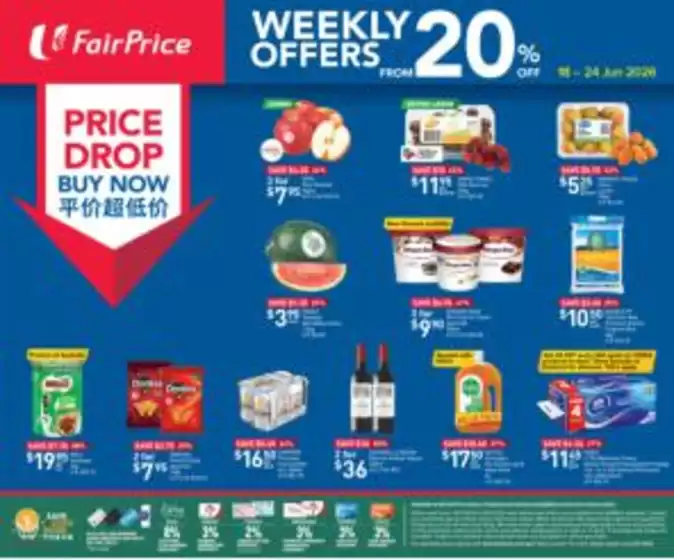 FairPrice catalogue | Price Drop Buy Now - Weekly Offers From 20 Off | 2026-06-18T00:00:00.000Z - 2026-06-24T00:00:00.000Z