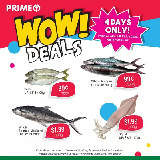 Prime Supermarket catalogue | Attractive special offers for everyone | 2026-06-19T00:00:00.000Z - 2026-06-22T00:00:00.000Z