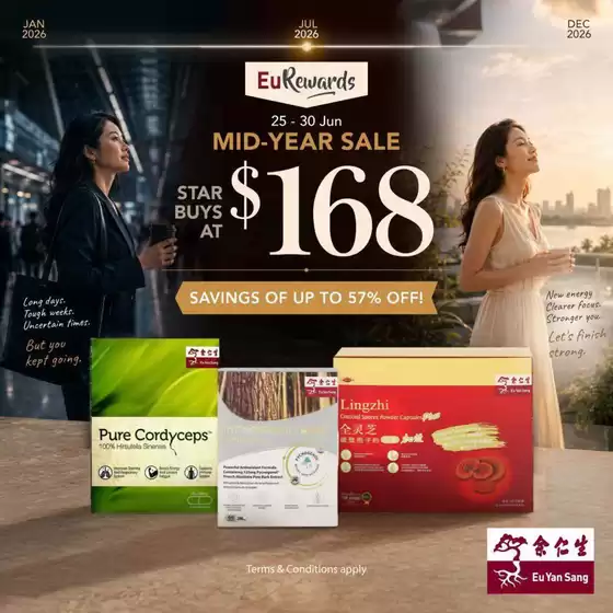 Eu Yan Sang catalogue in Singapore | Special offers for you | 2026-06-25T00:00:00.000Z - 2026-06-30T00:00:00.000Z