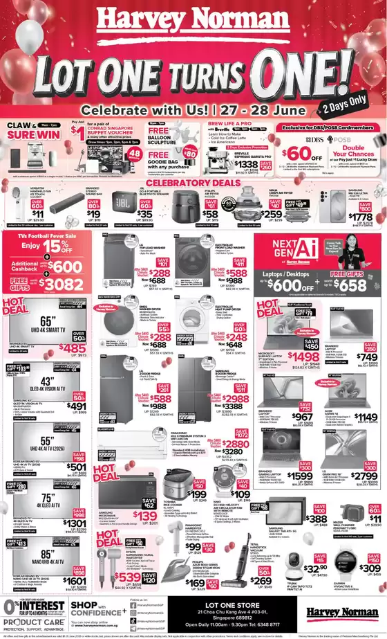 Harvey Norman catalogue | Current bargains and offers | 2026-06-27T00:00:00.000Z - 2026-06-28T00:00:00.000Z
