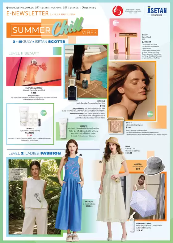 Isetan catalogue | Summer Chill Full | 2026-07-03T00:00:00.000Z - 2026-07-23T00:00:00.000Z