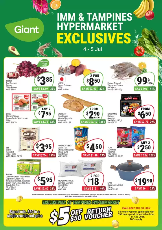 Giant catalogue | IMM & Tampines Hypermarket Exclusives | 2026-07-04T00:00:00.000Z - 2026-07-05T00:00:00.000Z