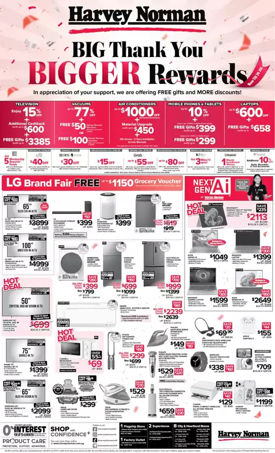 Harvey Norman catalogue | Straits Times 4 July Big Thank You Bigger Rewards | 2026-07-01T00:00:00.000Z - 2026-12-31T00:00:00.000Z
