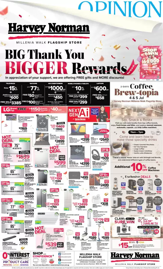 Harvey Norman catalogue | Our best offers for you | 2026-07-04T00:00:00.000Z - 2026-07-20T00:00:00.000Z