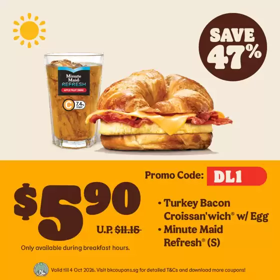 Burger King catalogue | Great discounts on selected products | 2026-07-06T00:00:00.000Z - 2026-10-04T00:00:00.000Z