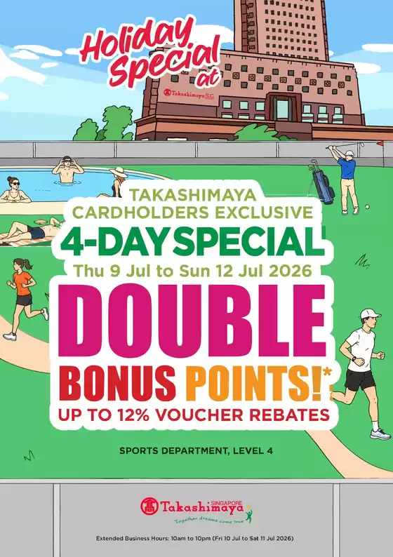 Takashimaya catalogue | 2026 Jul Dbp Sports Catalogue | 2026-07-09T00:00:00.000Z - 2026-07-12T00:00:00.000Z