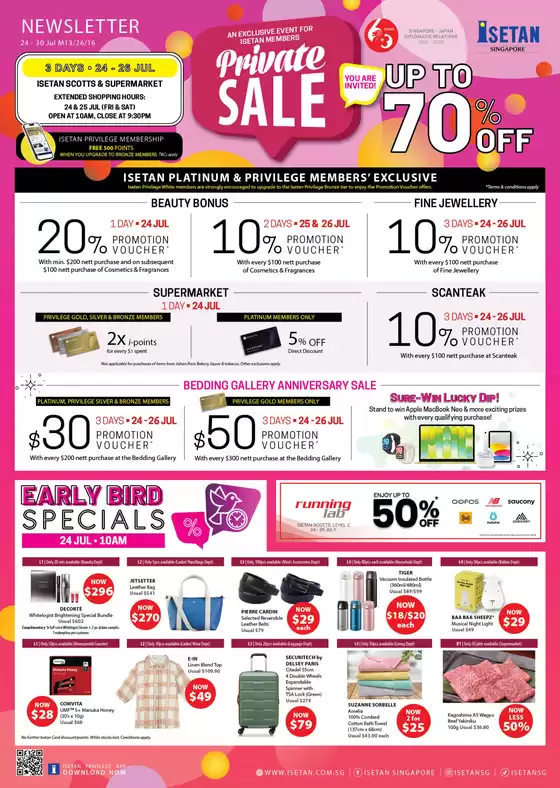 Isetan catalogue | M13 Private Sale | 2026-07-24T00:00:00.000Z - 2026-07-30T00:00:00.000Z