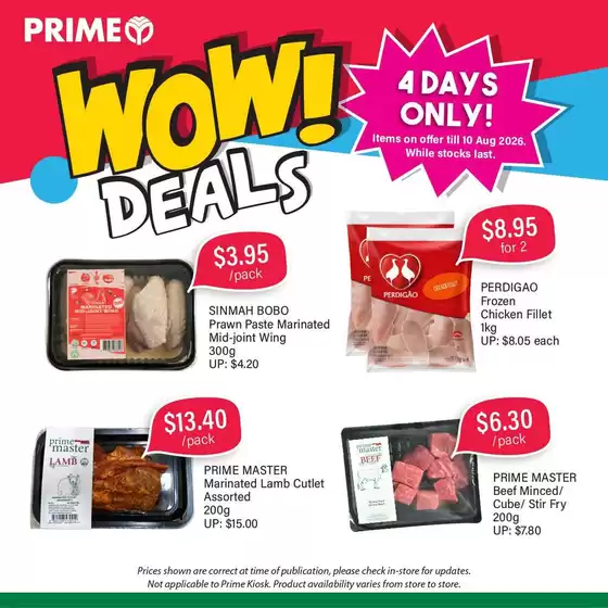 Prime Supermarket catalogue in Singapore | Top deals for all customers | 2026-08-07T00:00:00.000Z - 2026-08-10T00:00:00.000Z