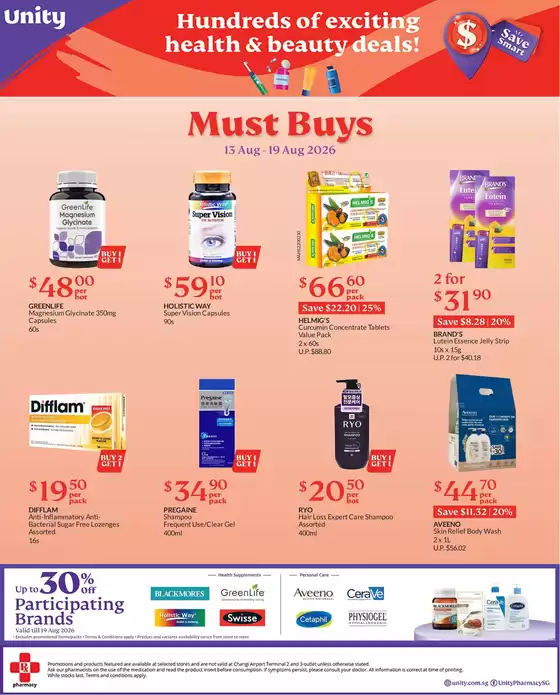 FairPrice catalogue | Hundreds of Exciting Health Beauty Deals | 2026-08-13T00:00:00.000Z - 2026-08-19T00:00:00.000Z