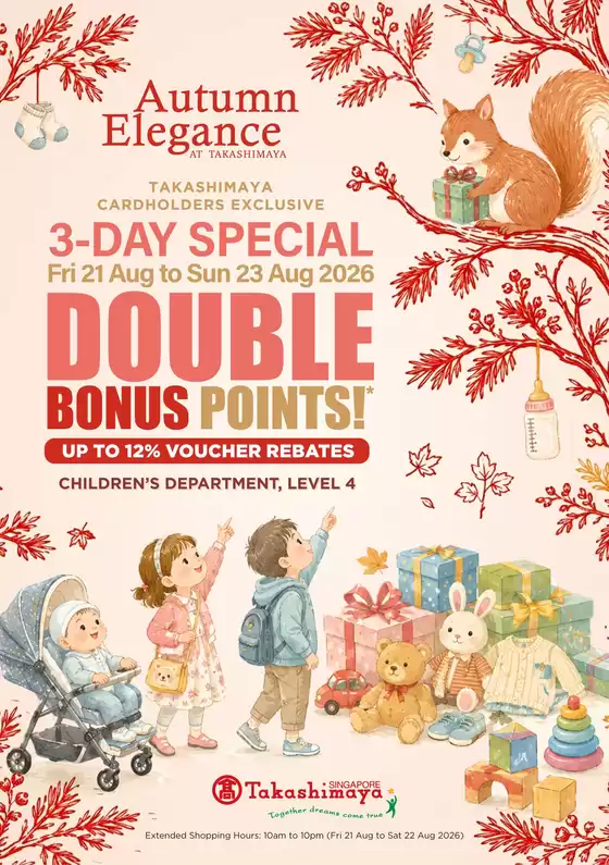 Takashimaya catalogue | 2026 Aug Dbp Children's Catalogue | 2026-08-21T00:00:00.000Z - 2026-08-23T00:00:00.000Z
