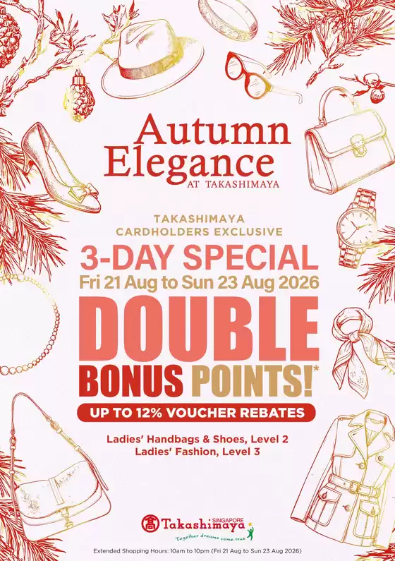 Takashimaya catalogue | 2026 Aug Dbp Ladies Catalogue | 2026-08-21T00:00:00.000Z - 2026-08-23T00:00:00.000Z