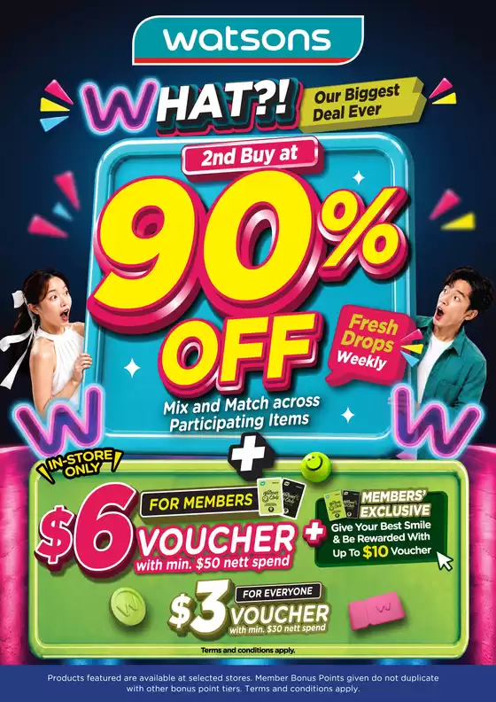 Watsons catalogue in Singapore | Watsons promotion | 2026-09-01T00:00:00.000Z - 2026-09-15T00:00:00.000Z