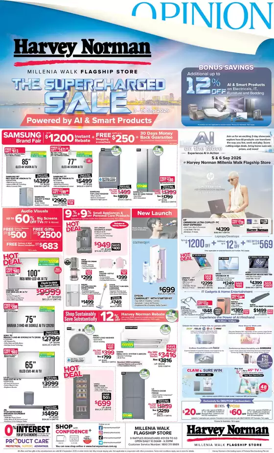 Harvey Norman catalogue | Discounts and promotions | 2026-09-03T00:00:00.000Z - 2026-09-14T00:00:00.000Z