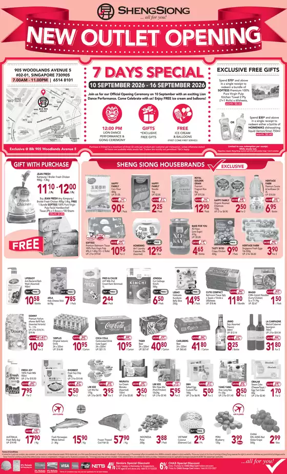 Sheng Siong catalogue | 905 Woodlands Avenue | 2026-09-10T00:00:00.000Z - 2026-09-16T00:00:00.000Z