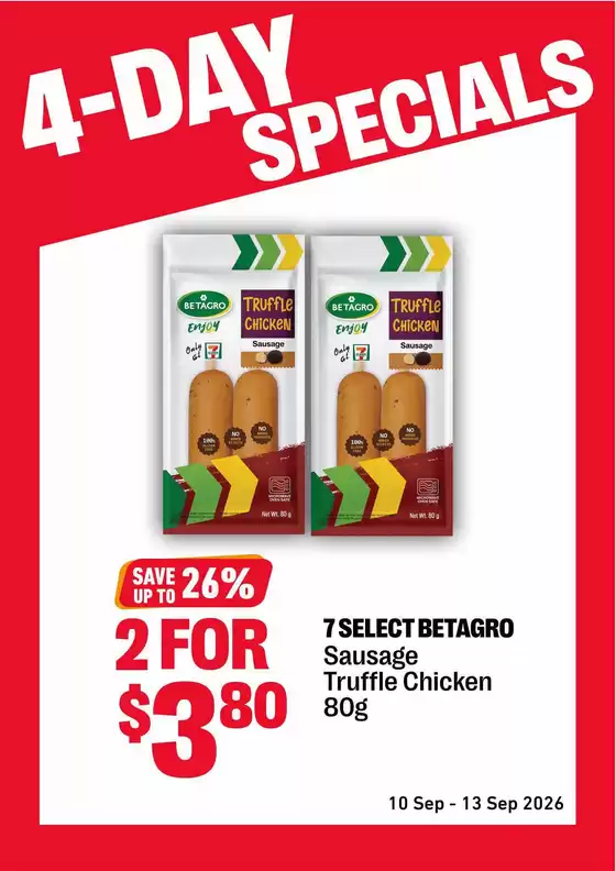 7 Eleven catalogue in Bukit Merah | Great offer for bargain hunters | 2026-09-10T00:00:00.000Z - 2026-09-13T00:00:00.000Z