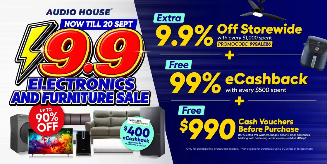 Audio House catalogue | Discounts and promotions | 2026-09-16T00:00:00.000Z - 2026-09-20T00:00:00.000Z