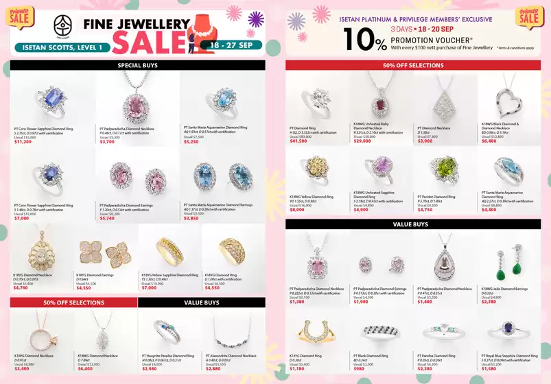 Isetan catalogue | M17 Private Sale Fine Jewellery | 2026-09-18T00:00:00.000Z - 2026-09-20T00:00:00.000Z