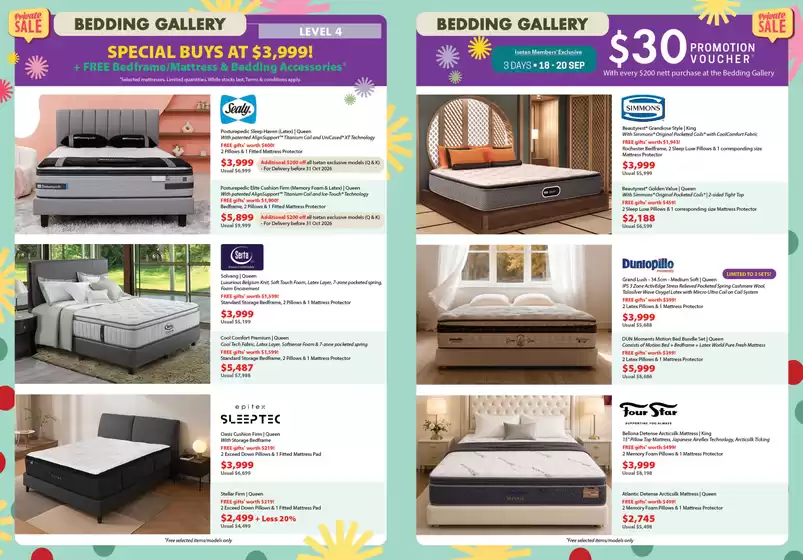 Isetan catalogue | M17 Private Sale Bedding Gallery | 2026-09-18T00:00:00.000Z - 2026-09-20T00:00:00.000Z