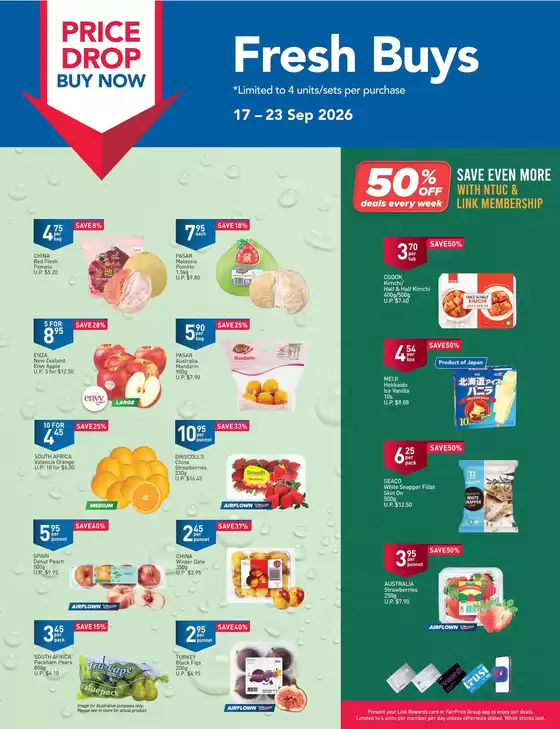 FairPrice catalogue | Price Drop Buy Now - Fresh Buys | 2026-09-17T00:00:00.000Z - 2026-09-23T00:00:00.000Z