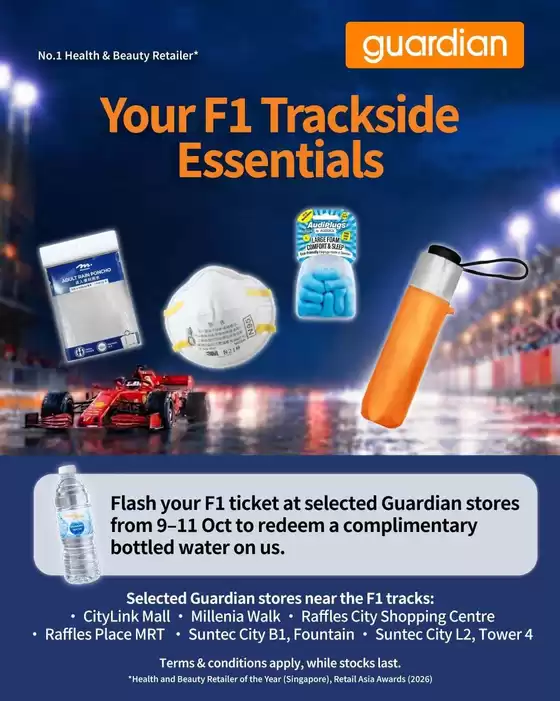 Guardian catalogue in Singapore | Great discounts on selected products | 2026-10-09T00:00:00.000Z - 2026-10-11T00:00:00.000Z