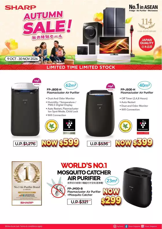 Sharp catalogue | Our best offers for you | 2026-10-09T00:00:00.000Z - 2026-11-30T00:00:00.000Z