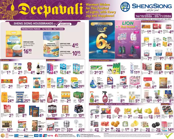Sheng Siong catalogue | Deepavali Promotion | 2026-10-16T00:00:00.000Z - 2026-11-05T00:00:00.000Z